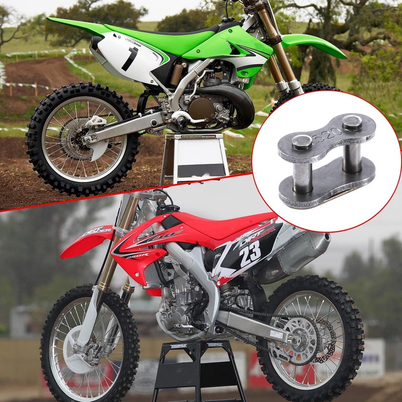 KAMIER 520 Chain Connecting Master Links for CRF150F CRF250F CRF450R YZ125 YZ250F YZ450F Kawasaki KX125 KX450F KLR650 Suzuki DR200SE DRZ250 RMZ250 DRZ400 250cc 300cc Pit Dirt Bike Motorcycle ATV Parts - Image 3